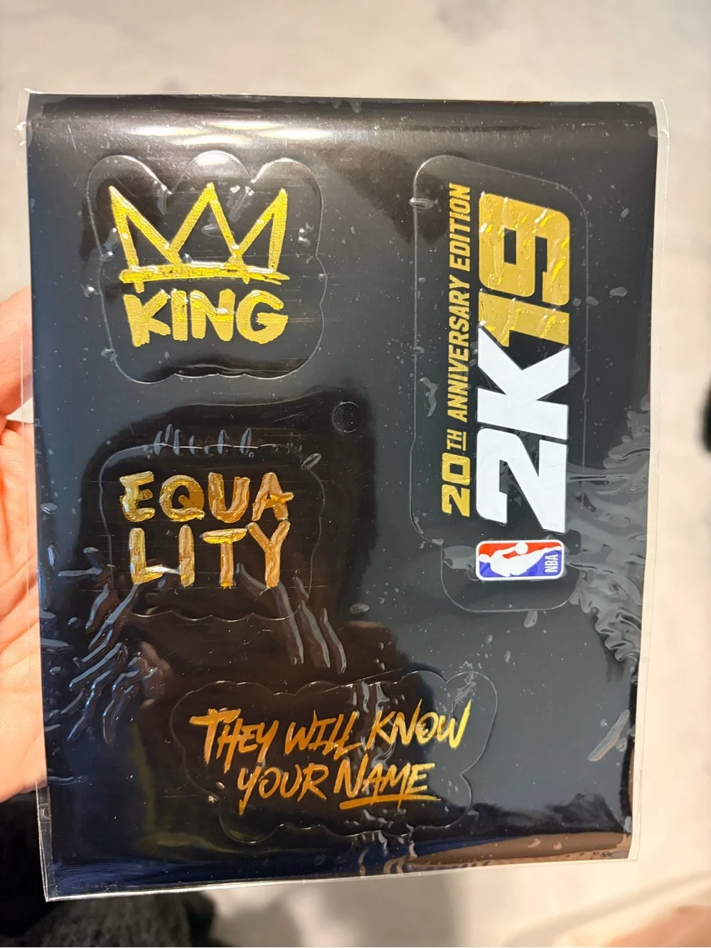 NBA 2K19 20th Anniversary Edition (Xbox One) - Black & Gold Artwork